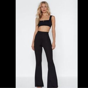 Nastygal two piece pant co ord set. Perfect for NYE/going out. Fits like a glove